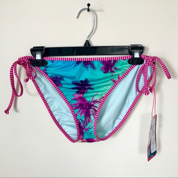 BRAND NEW WITH TAGS Beautiful Palm Tree Carve Designs Solana Bikini Bottoms - Picture 7 of 9